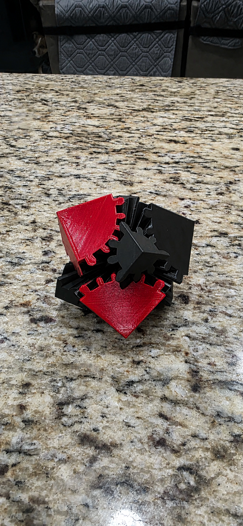 Mini Gear Fidget Cube v2 - Easy 3D Printable