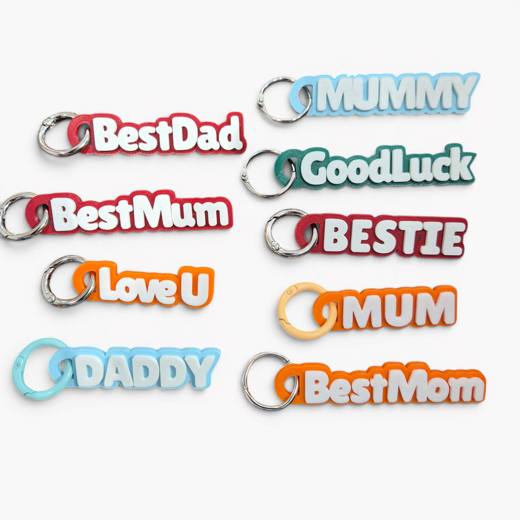 Customizable Name Keychain