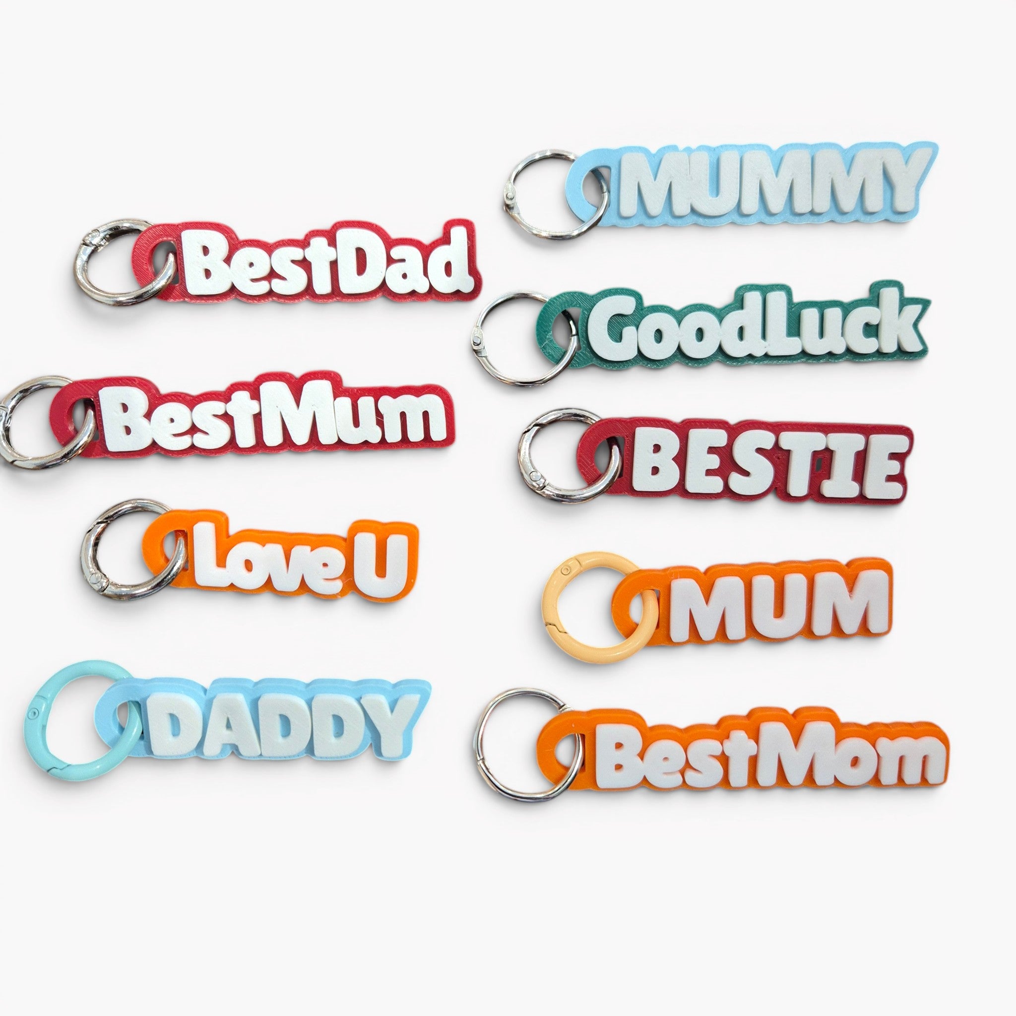 Customizable Name Keychain