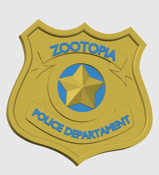 INSIGNIA POLICIA ZOOTOPIA