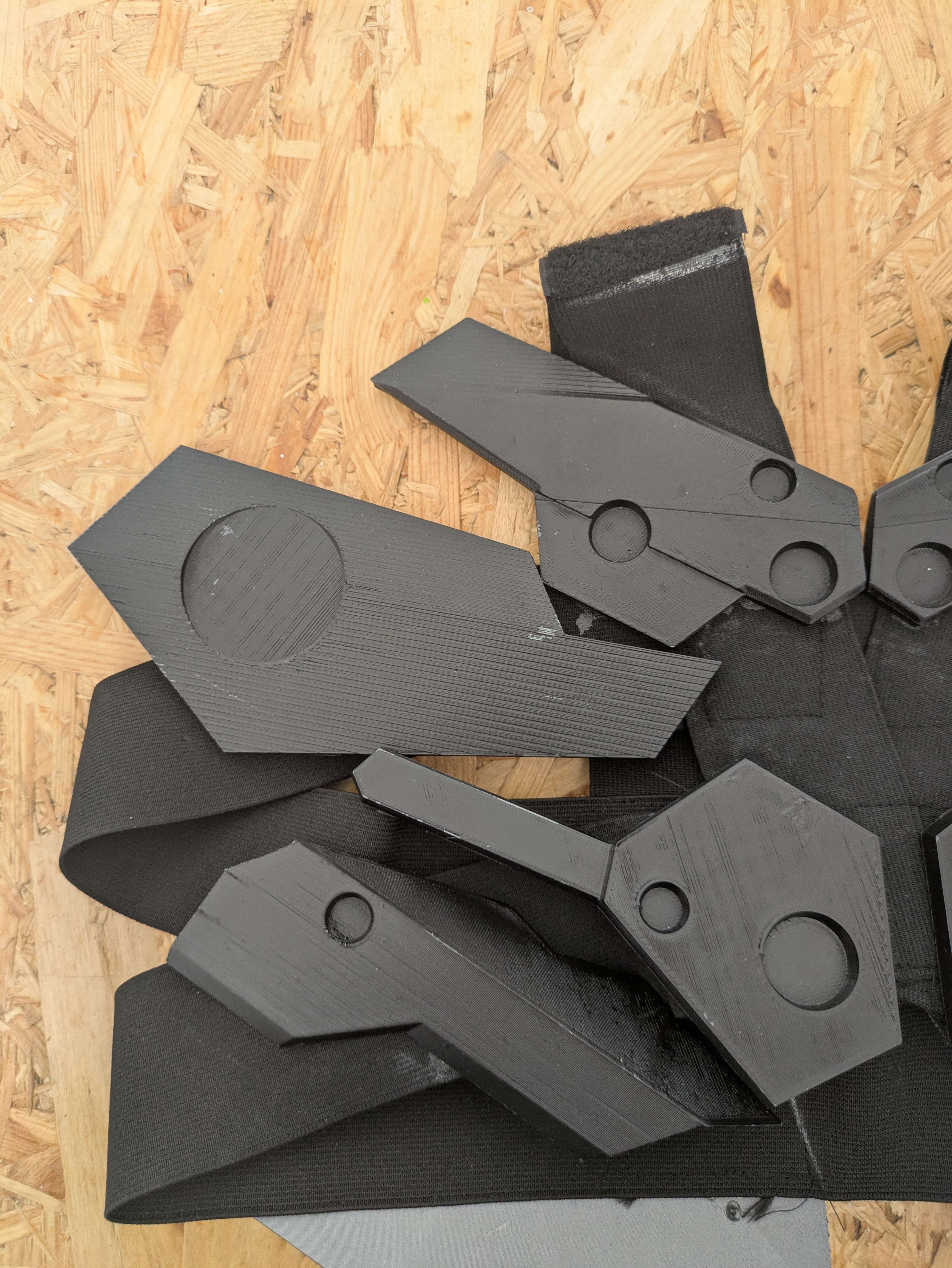 Metal Gear Rising Raiden Chest Armor Clusters