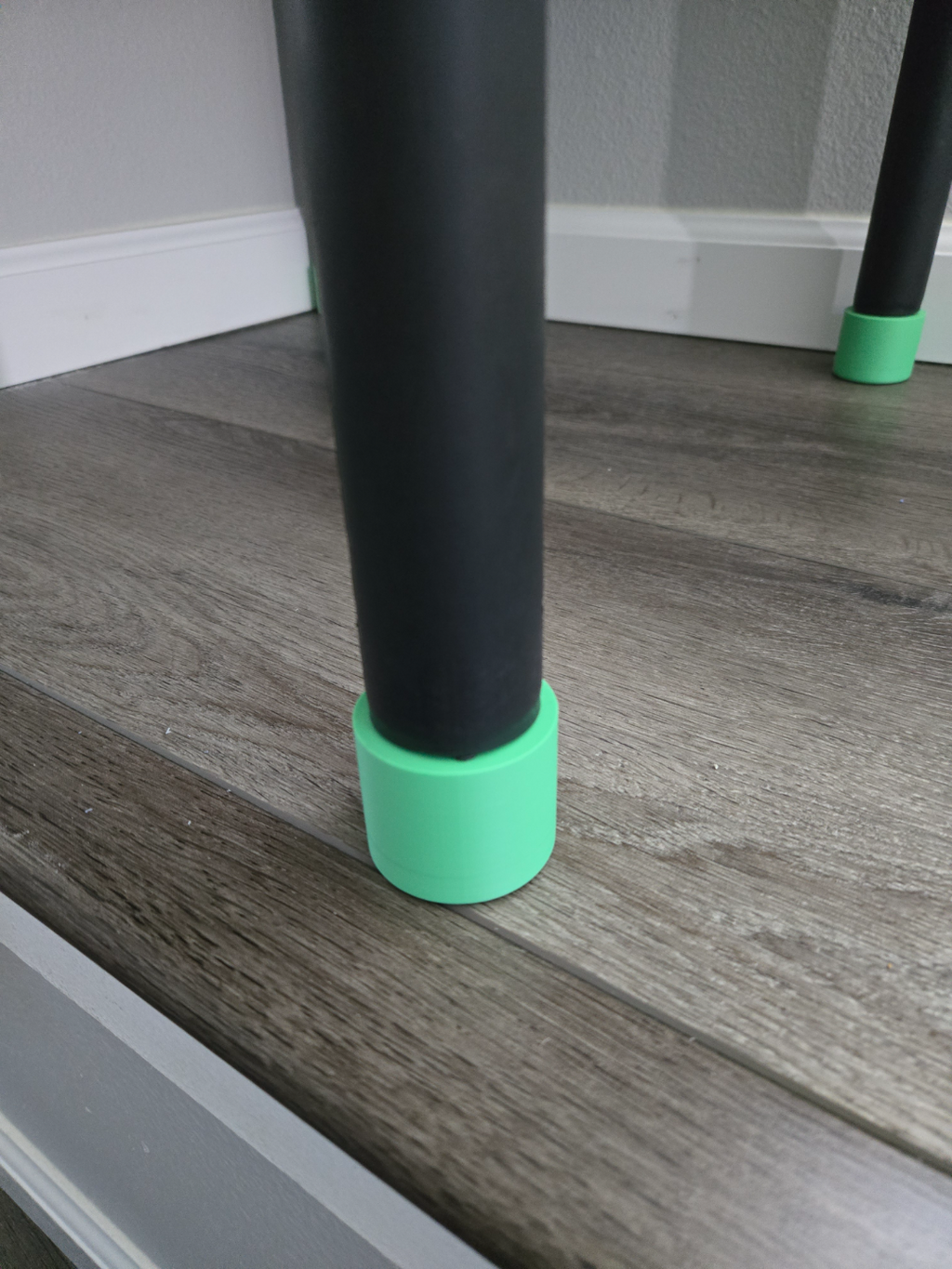 Black & Yellow Plastic Shelf Base Foot and Buttons