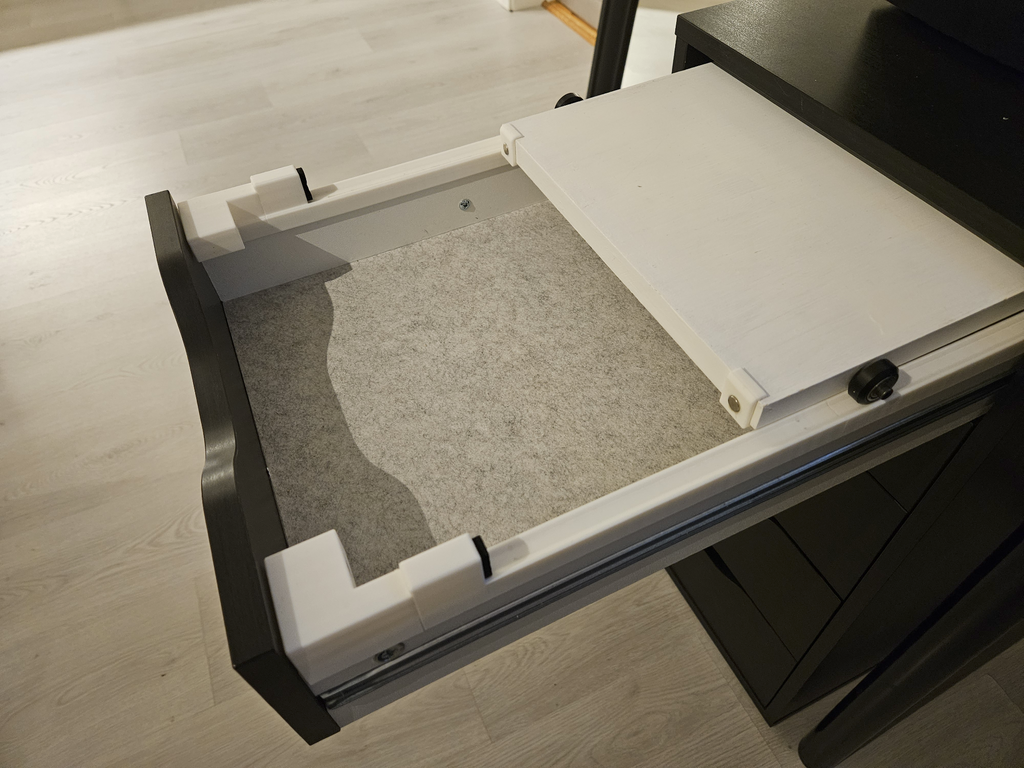 Table-in-a-Drawer (IKEA ALEX Drawer Unit)