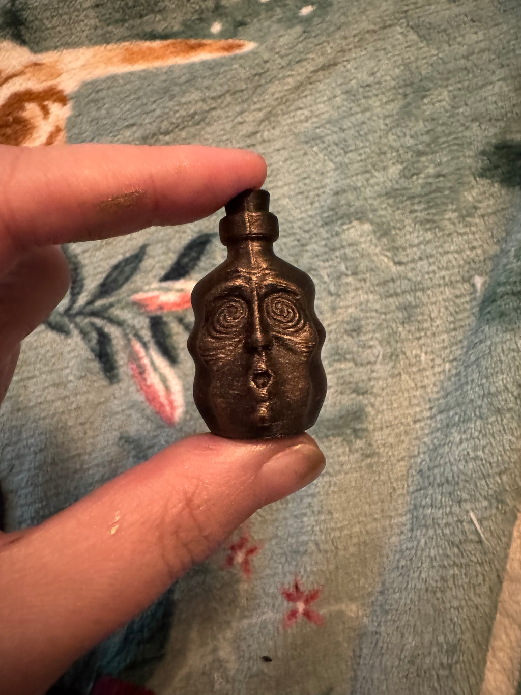 Wavy Bottle with Face