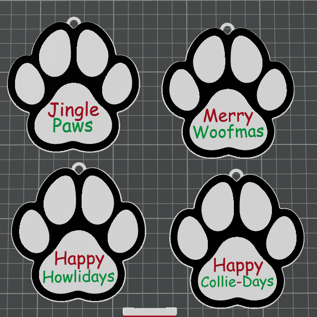 Pawliday Christmas Tree Ornament Pack