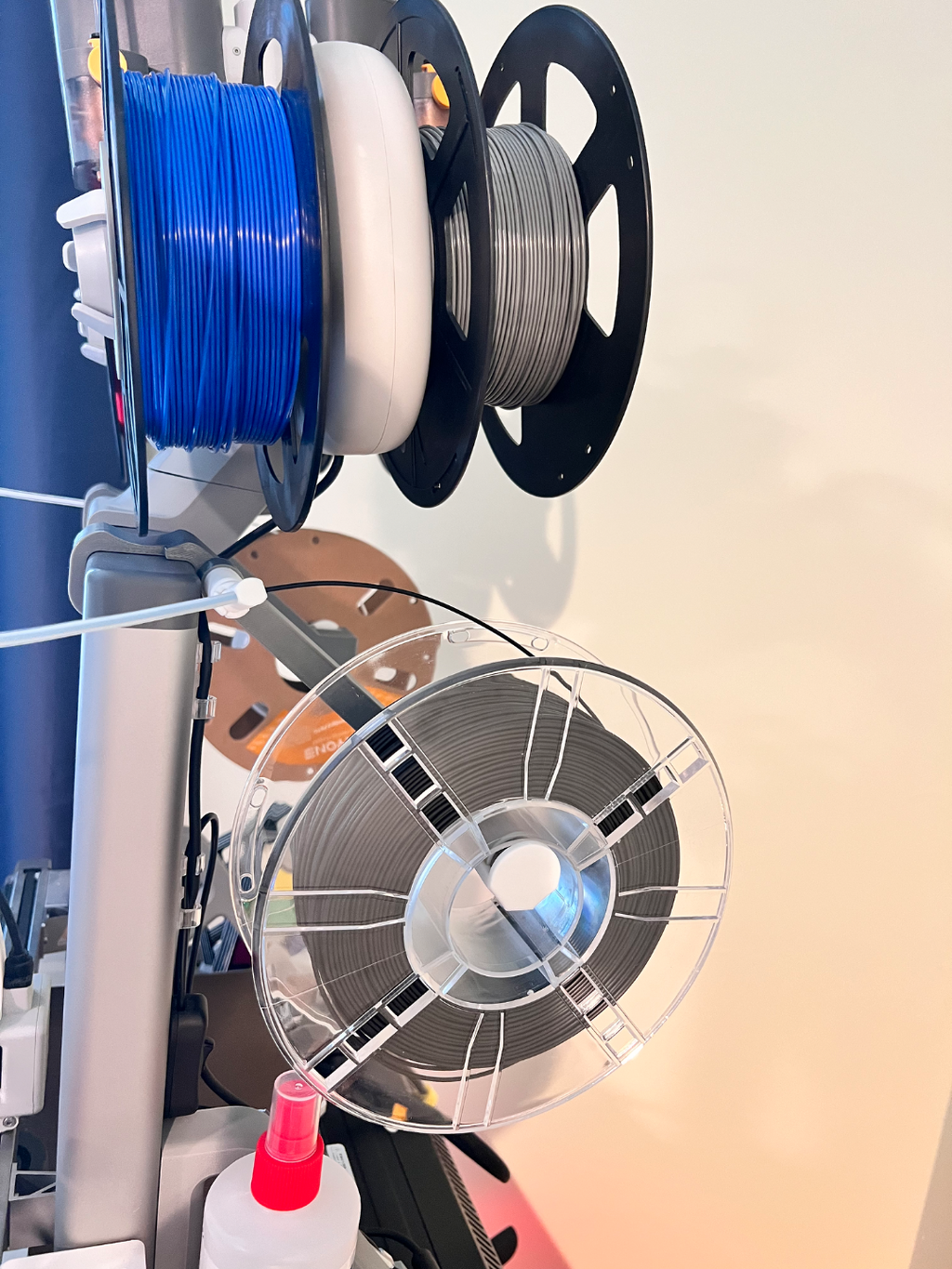 BambuLab A1 Spool Holder with Bearings 608 V3