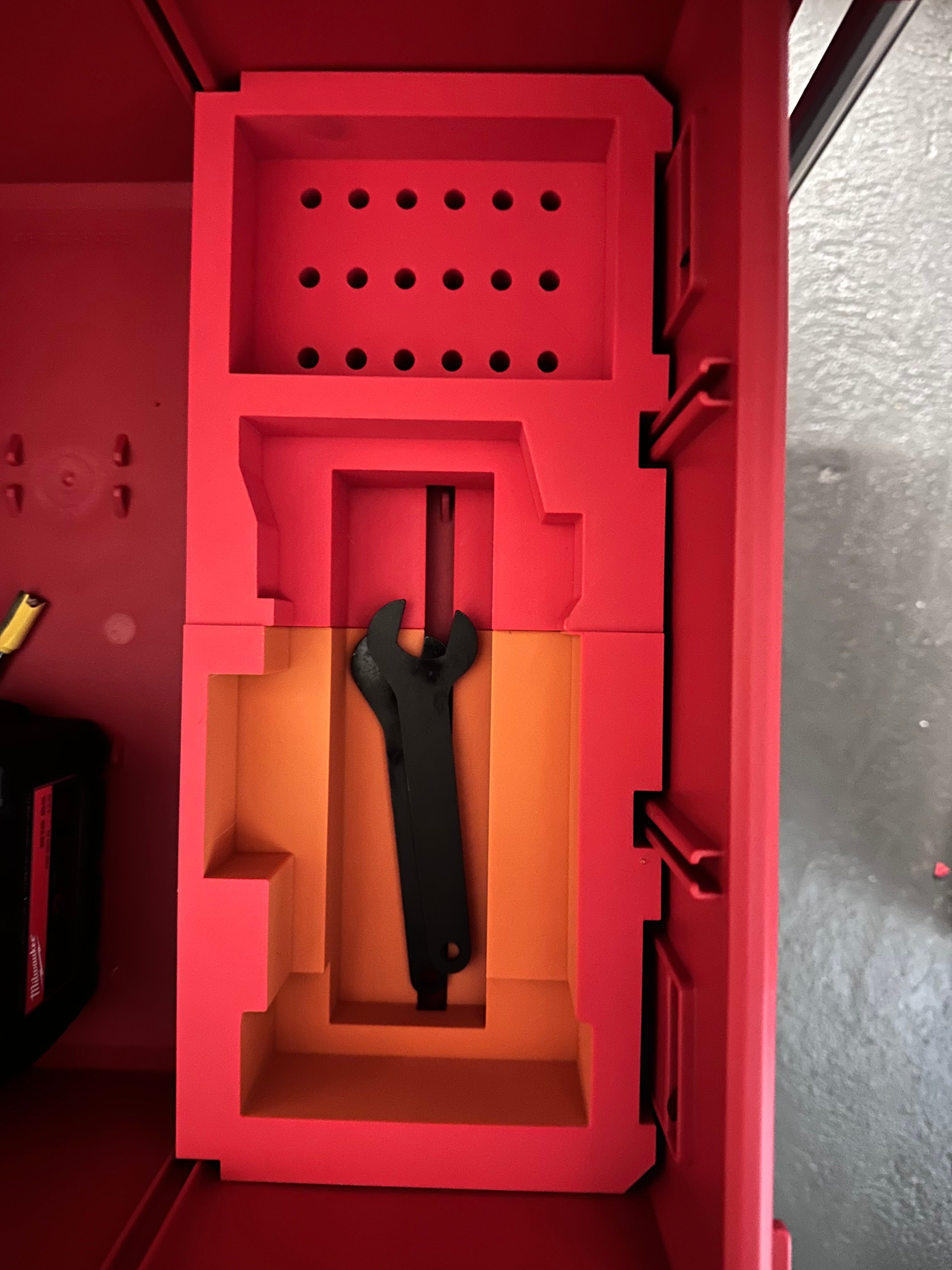 Milwaukee m18 trim router packout 2 drawer insert