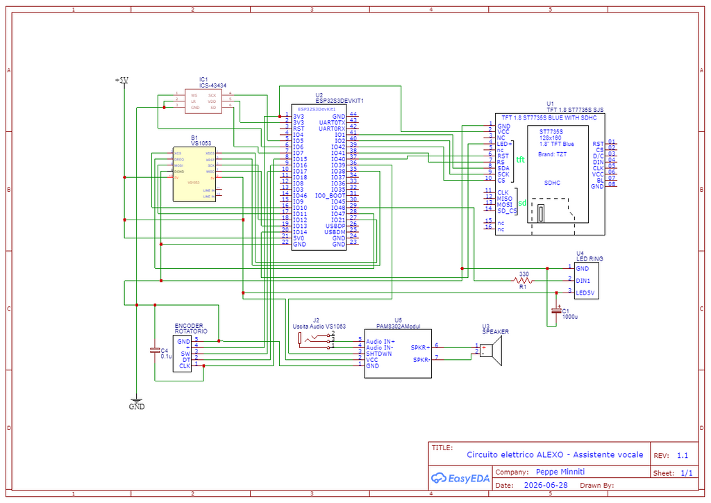 Alexo — AI Voice Assistant case (ESP32-S3)