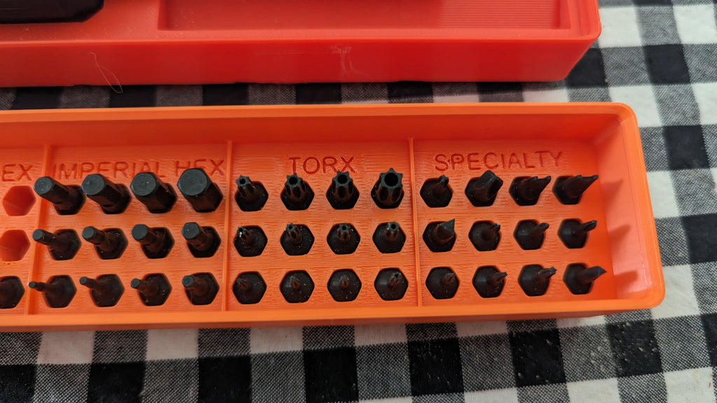 Gridfinity Bin for LTT Screwdriver bits