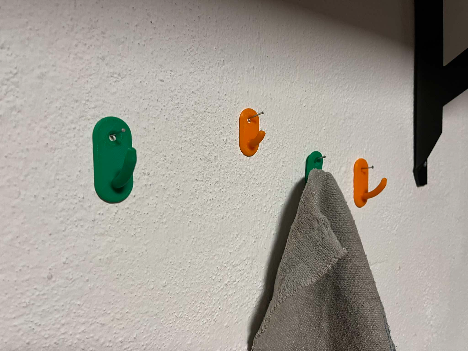 Hangers for rags and towels