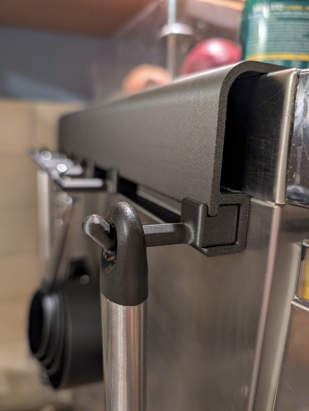 Kitchen Utensil Rack and Adjustable Hooks