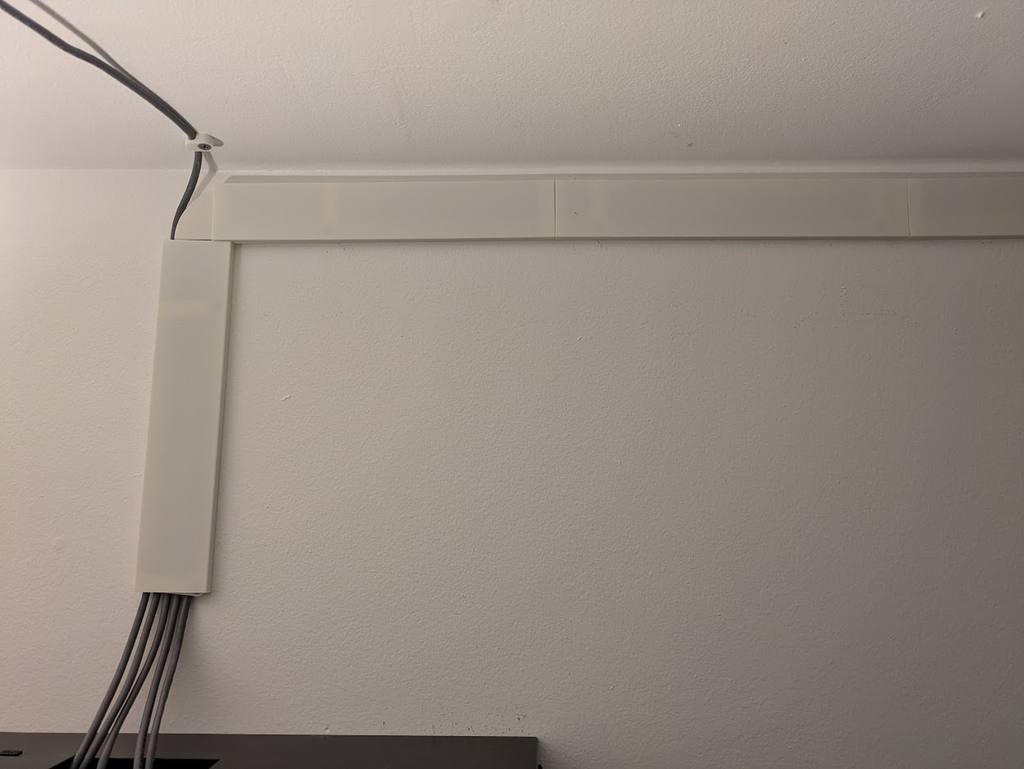 Ethernet Cable Wall Clips and Cover/Conduit