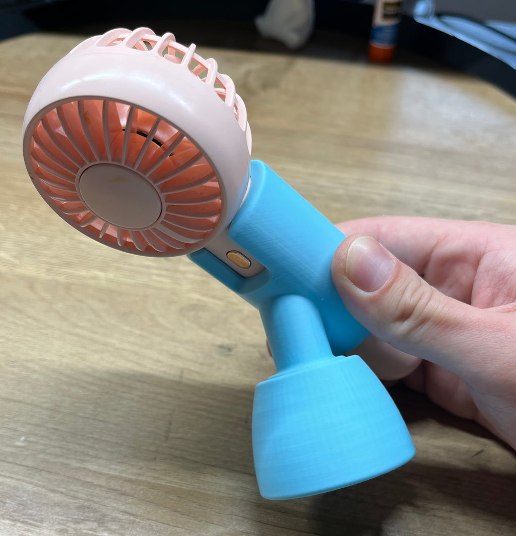 Hand-held Fan Mount - Food Cooling