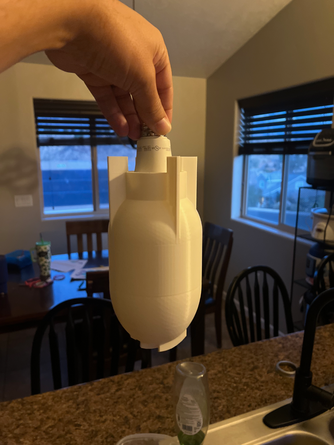 F Bomb hanging Lamp (60mm bulb)