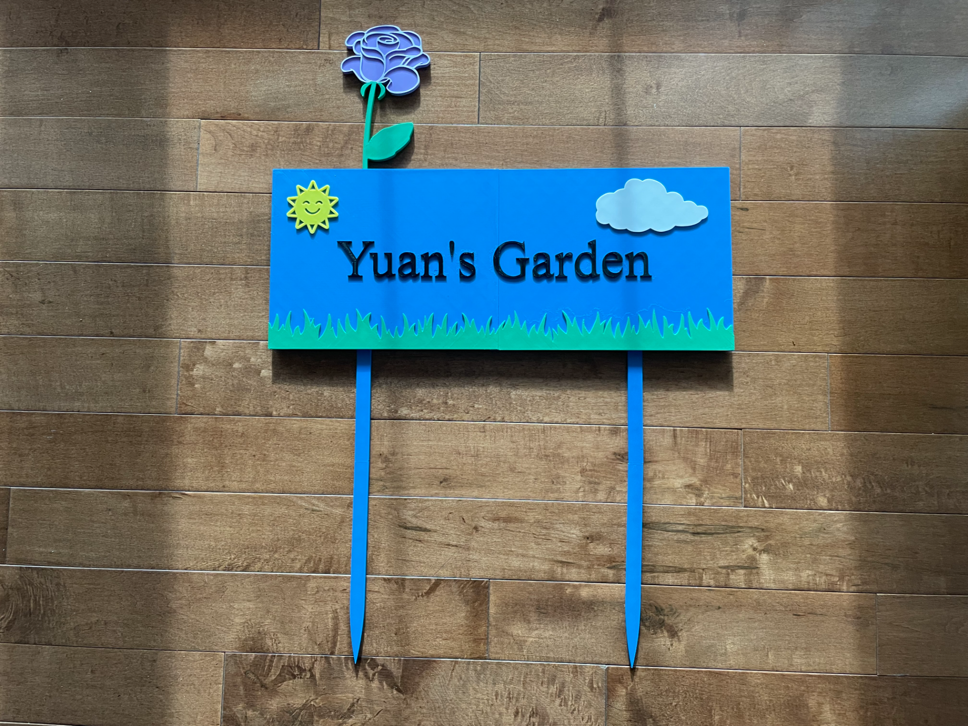 Customizable Garden Sign