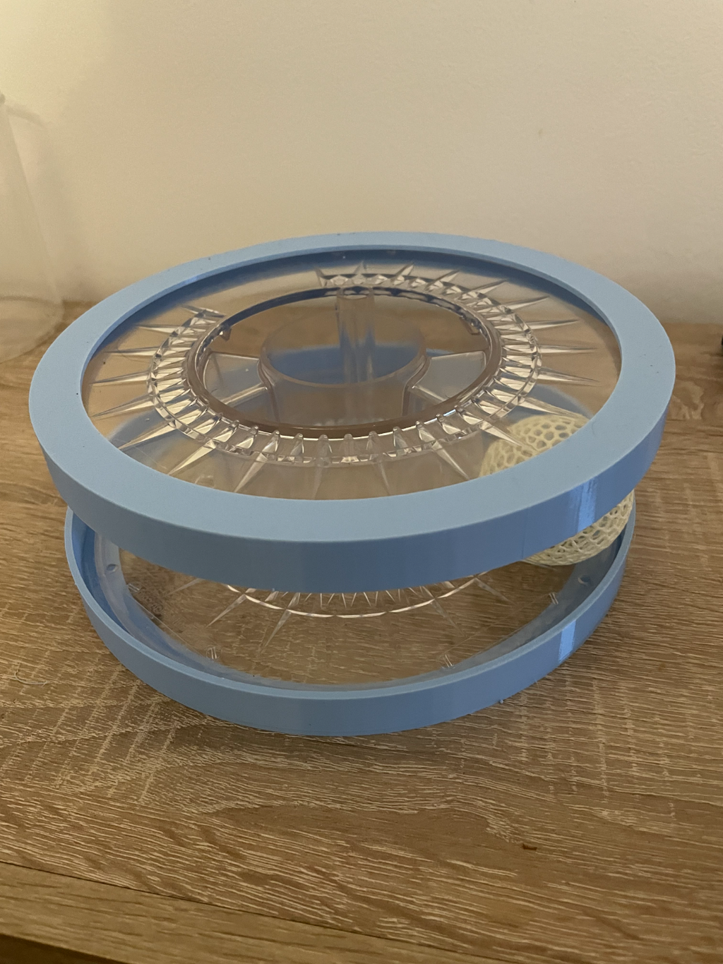 Recycled Spool / Toy with ball for Cats and Dogs
