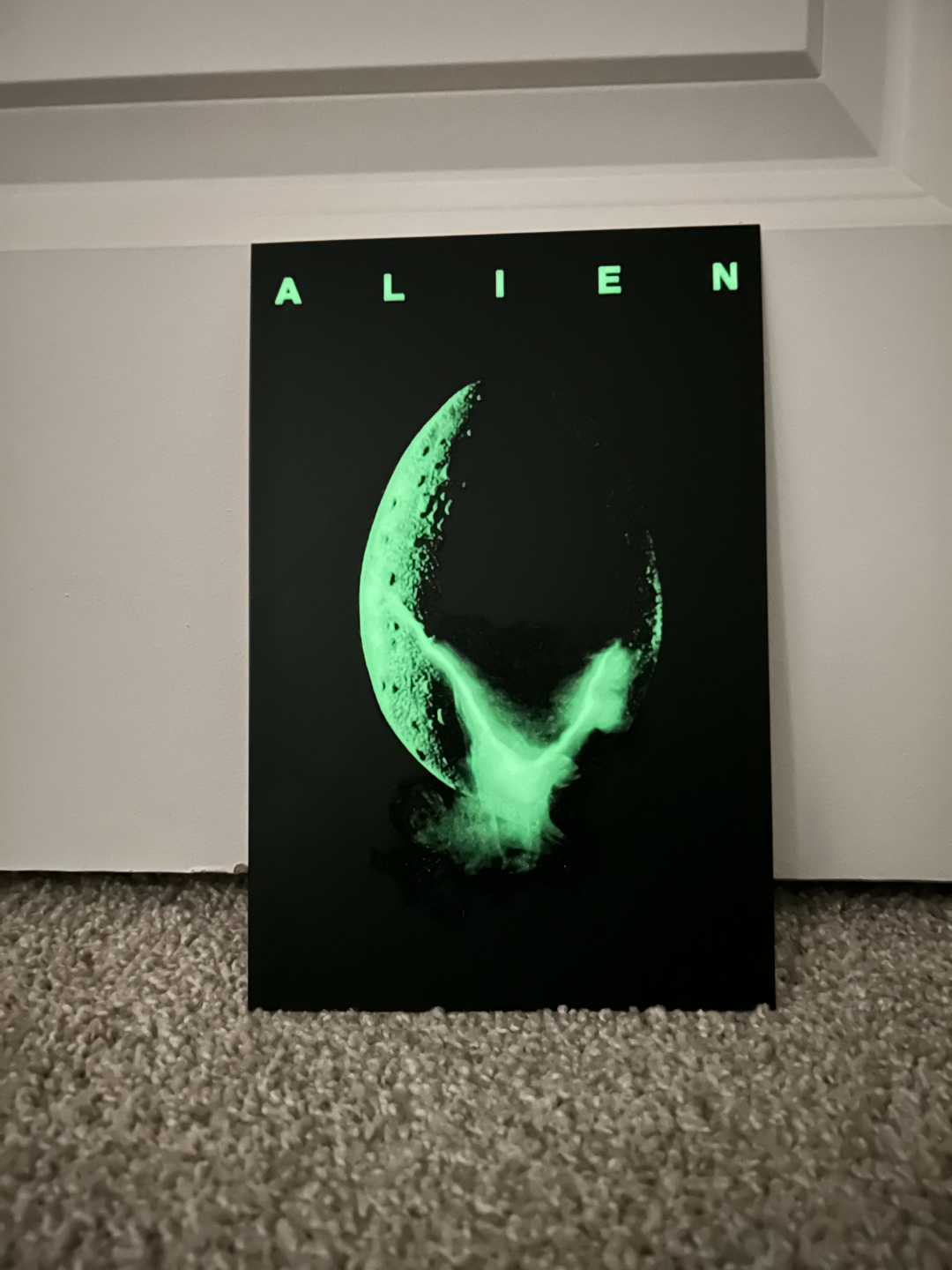 Alien Poster Glowing Egg