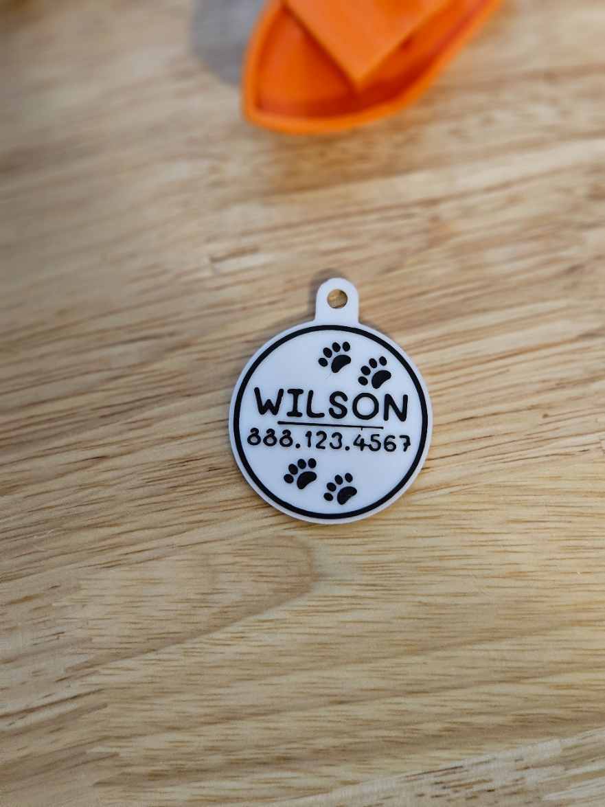 Pet Tag With Name And Phone