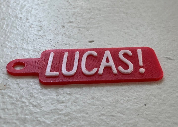 15 Min Custom Name Keychain – 2g Fast Print