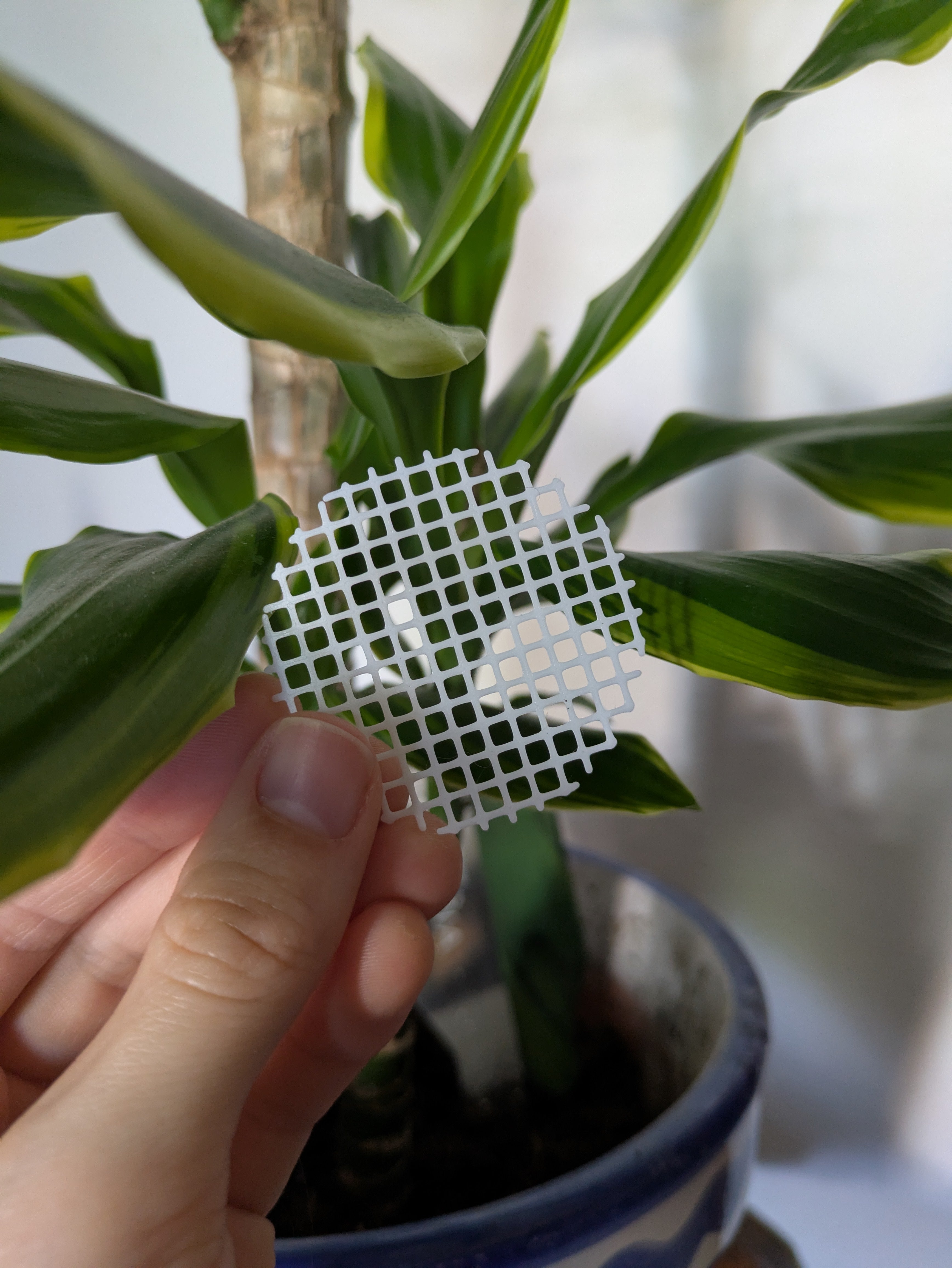 Round Mesh for plant pot drainage - 50mm / 90mm