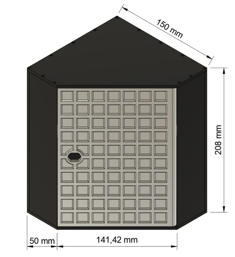 Small Corner Locker