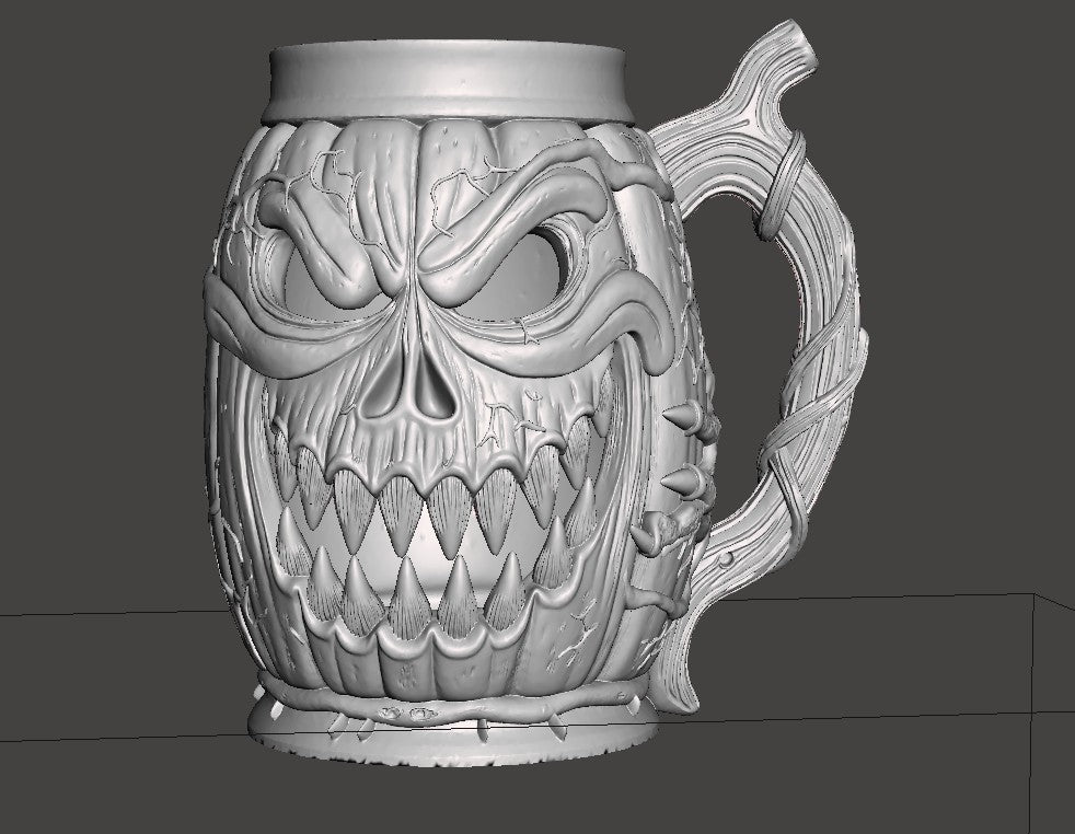 Cursed Pumpkin - Can Holder / Beer mug