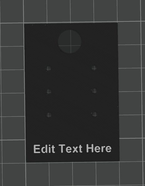 Earring Tag with custom text