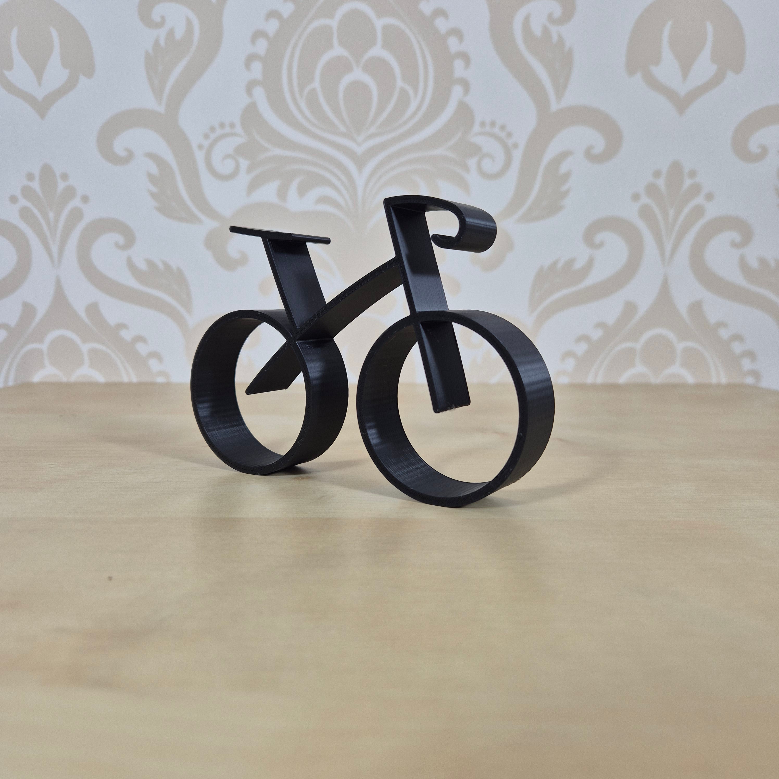 Minimalist Bicycle Decoration - line art