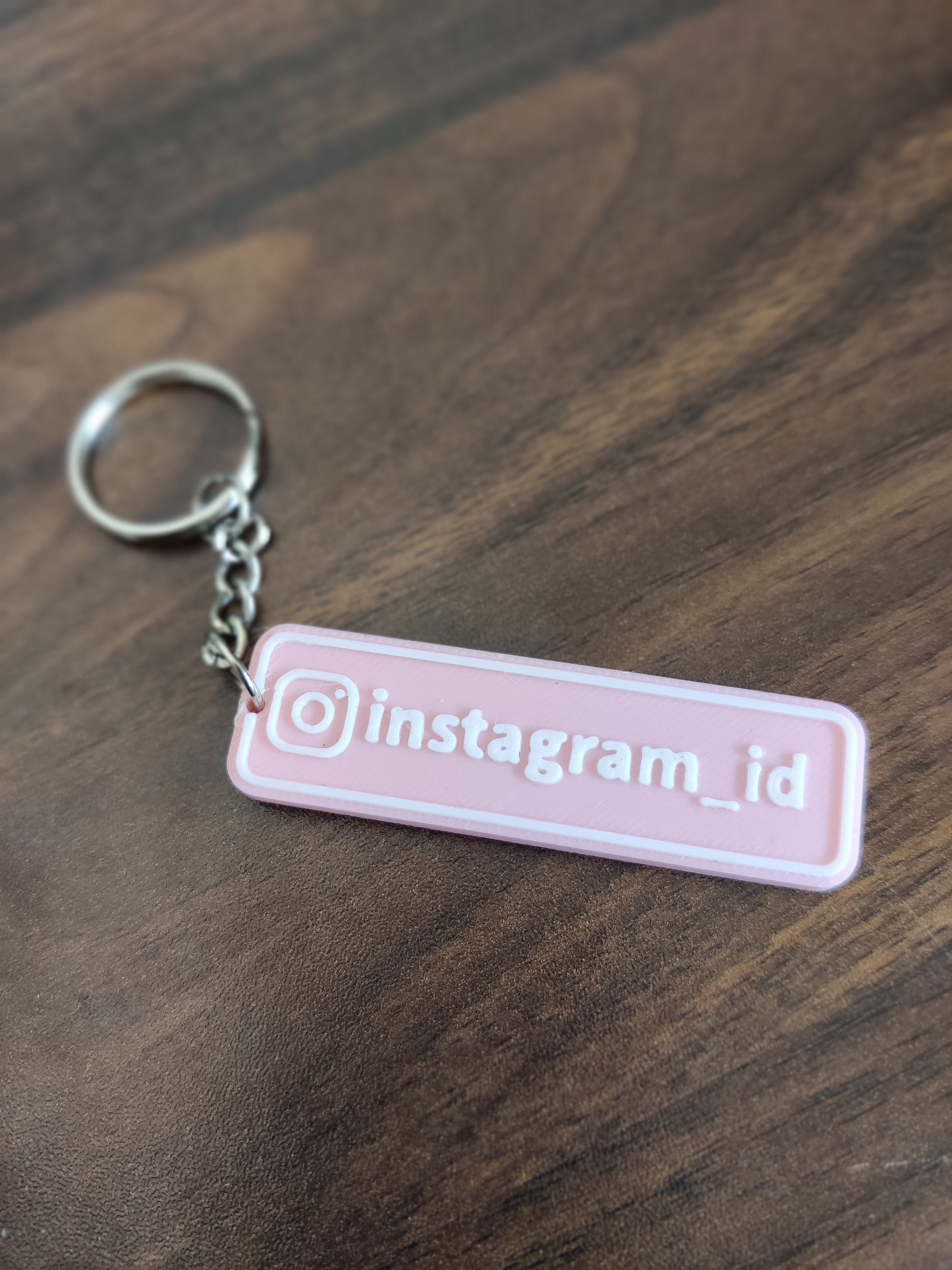 Custom name keychain