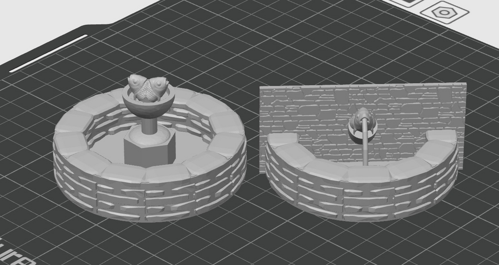Fish Head Fountain - D&D - Scatter Terrain