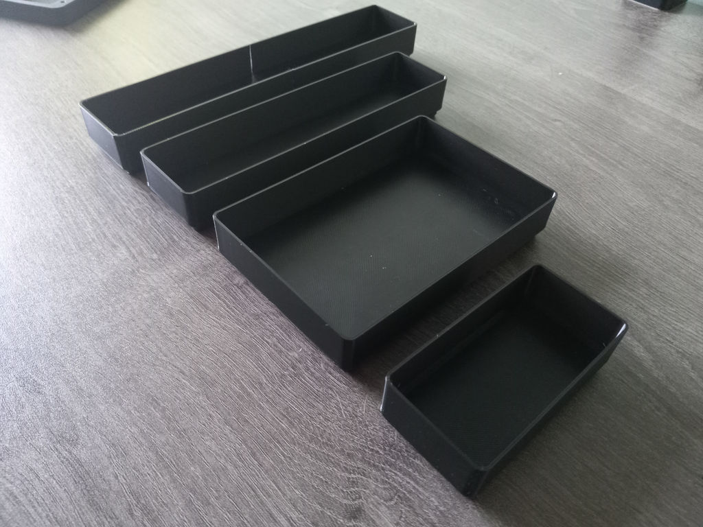 Gridfinity Plain 3U Bins (No Magnets)