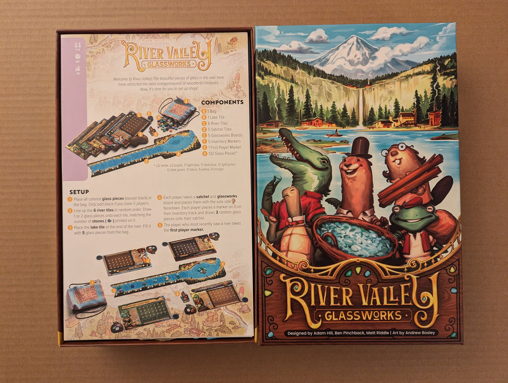 River Valley Glassworks Board Game Organizer