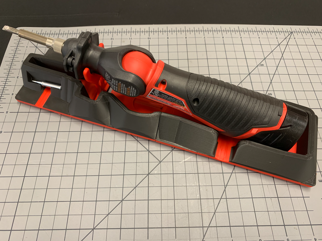 Gridfinity Shadow Tray-M12 Soldering Iron 2488-20