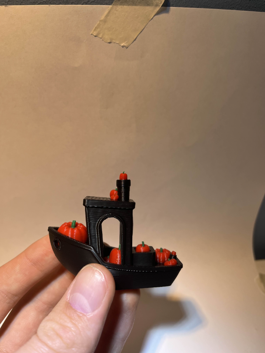 Halloween pumpkin benchy