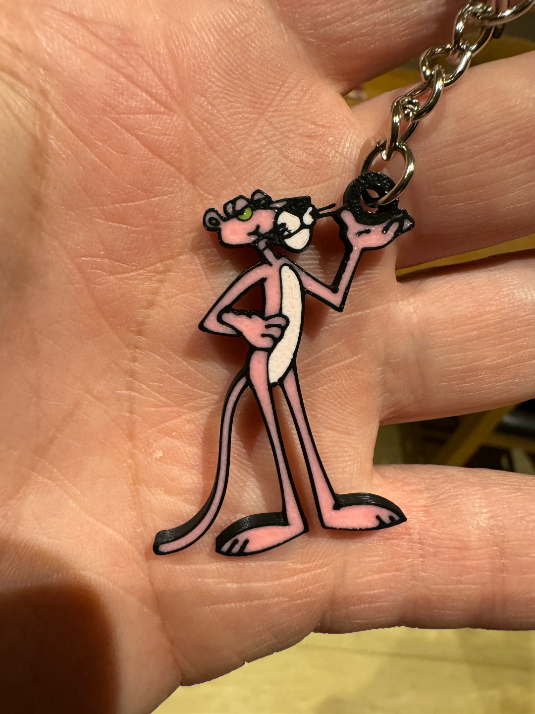 Pink Panther keychain 0.2mm nozzle required