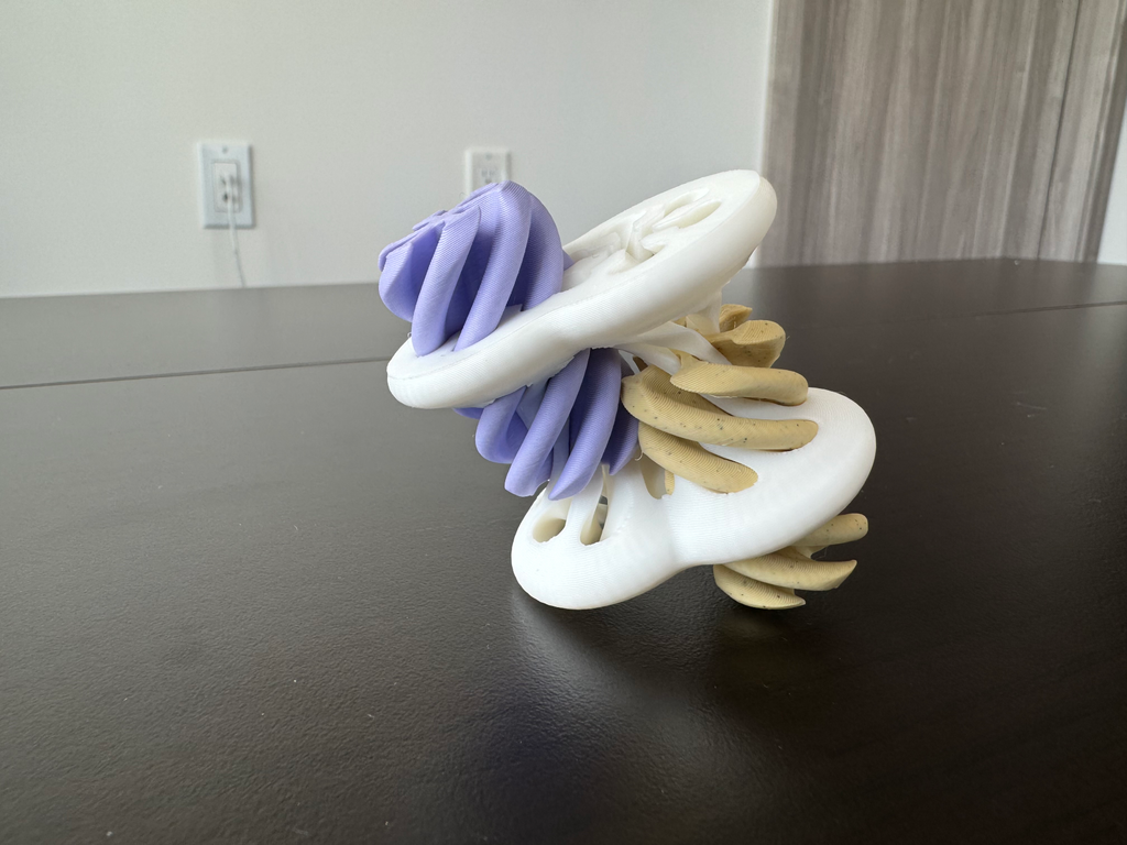 Doubly Impossible Helical Passthrough Illusion