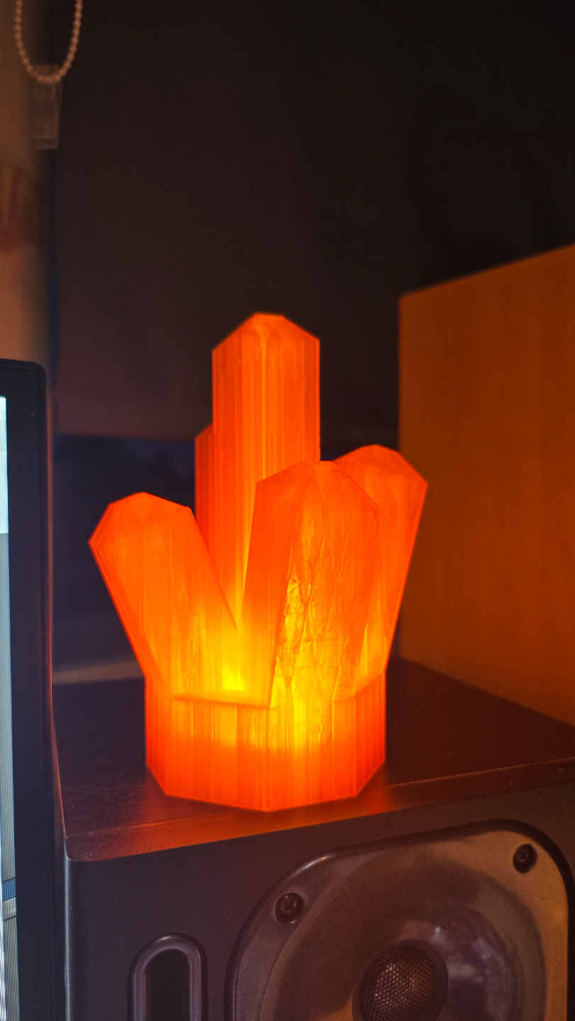 large brick crystal light
