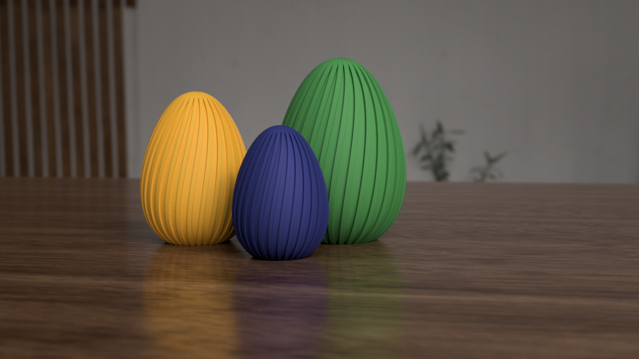 Twisty Easter egg