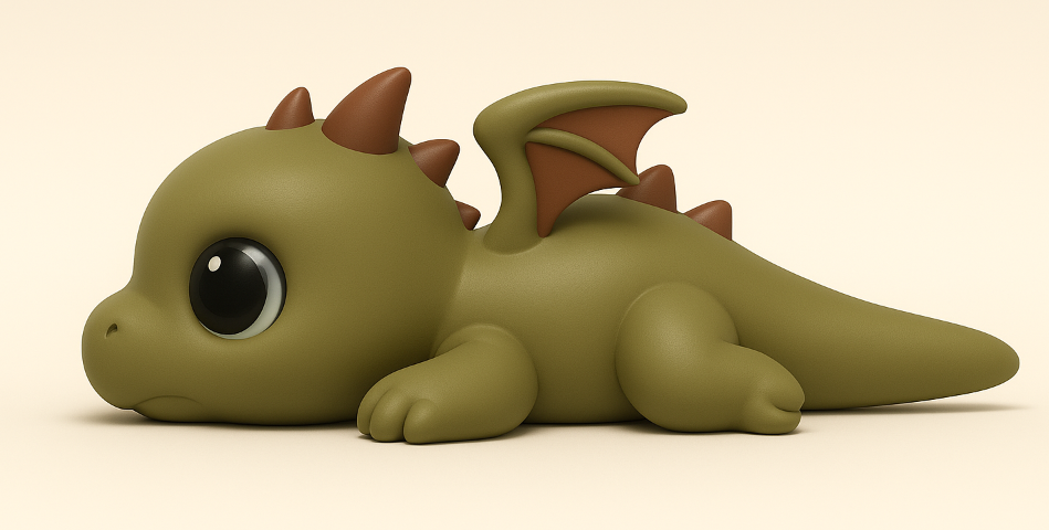 cute articulated flexi baby Dragon
