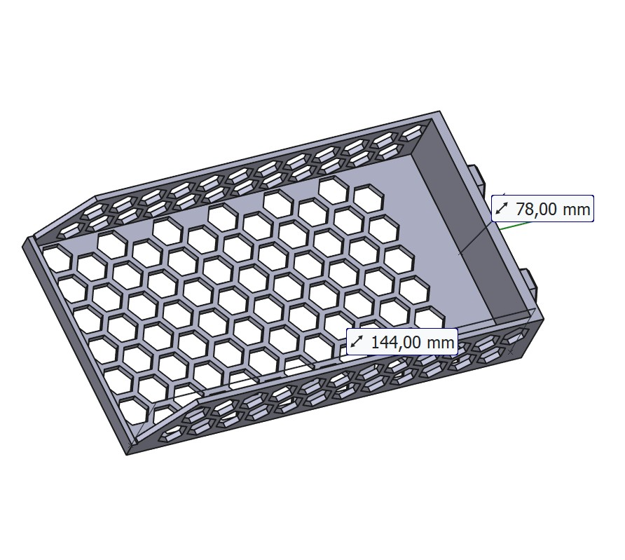 Several types of shelves for HSW mounting system.