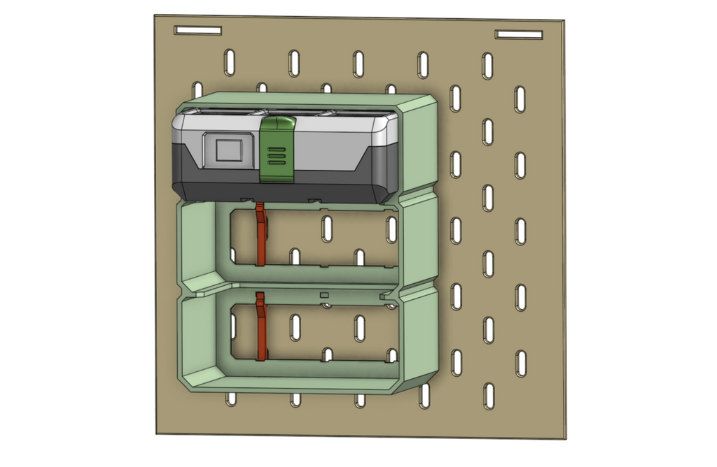 Parametric Shelves for Modern Gridfinity Case