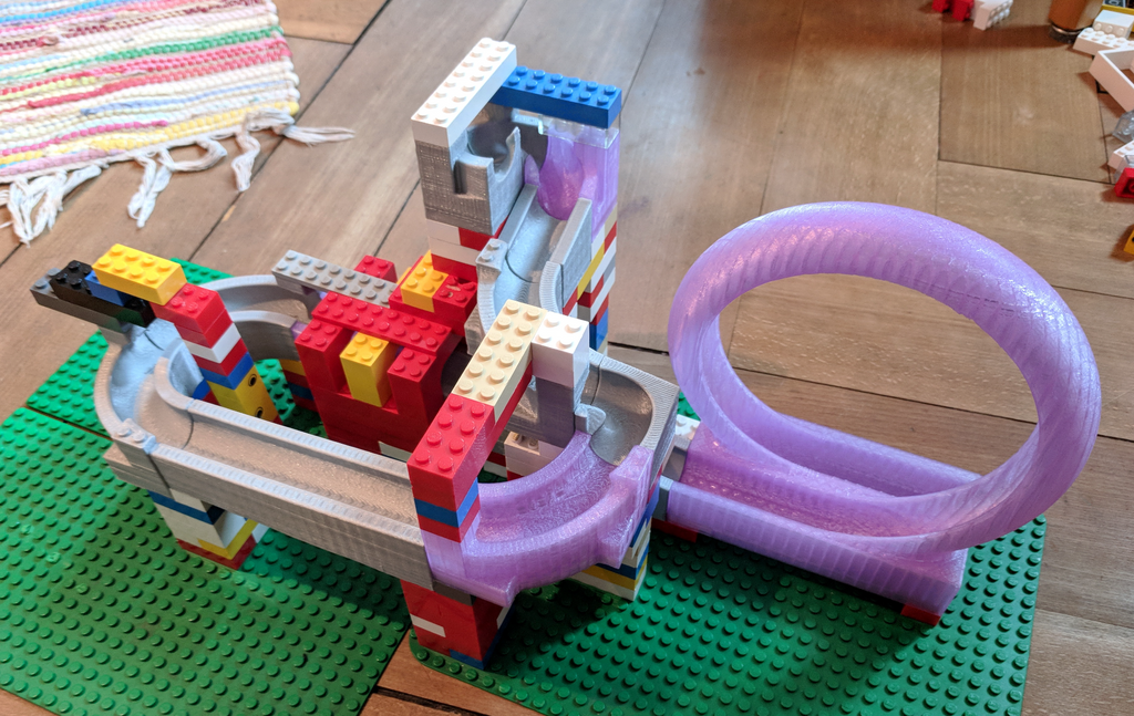 Brick (Le "Go" ) Compatible Marble Run