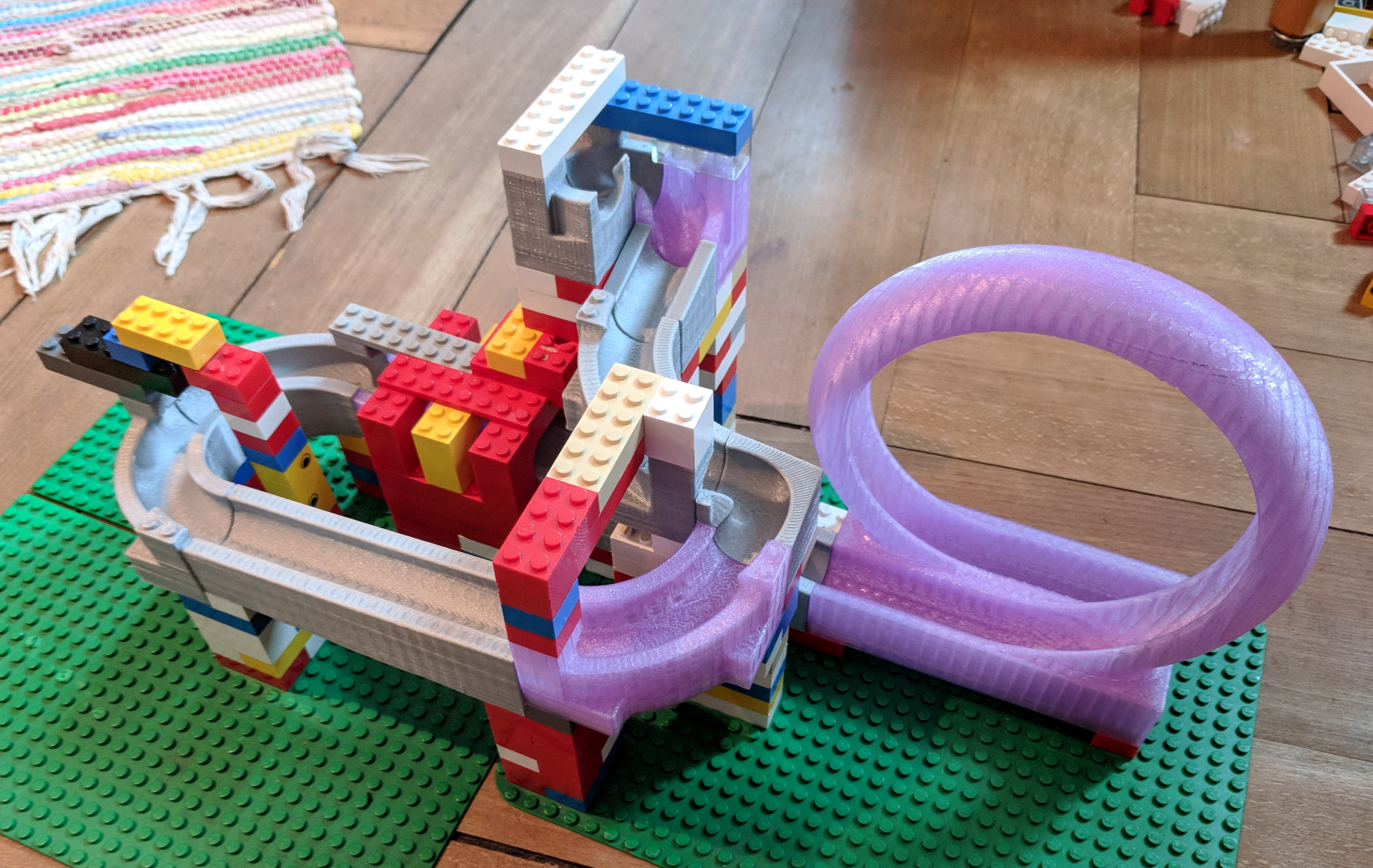 Brick (Le "Go" ) Compatible Marble Run