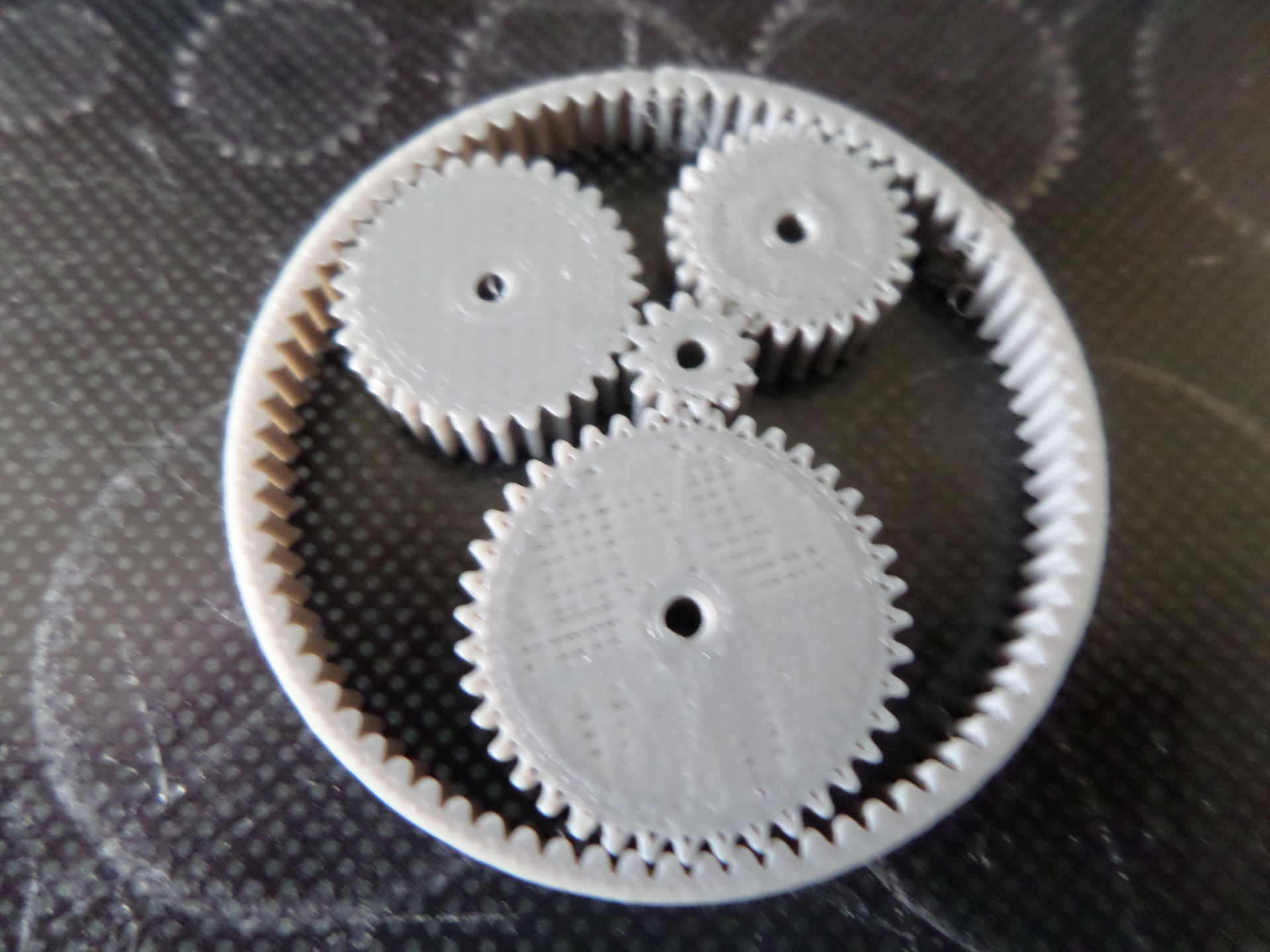 various gear sizes