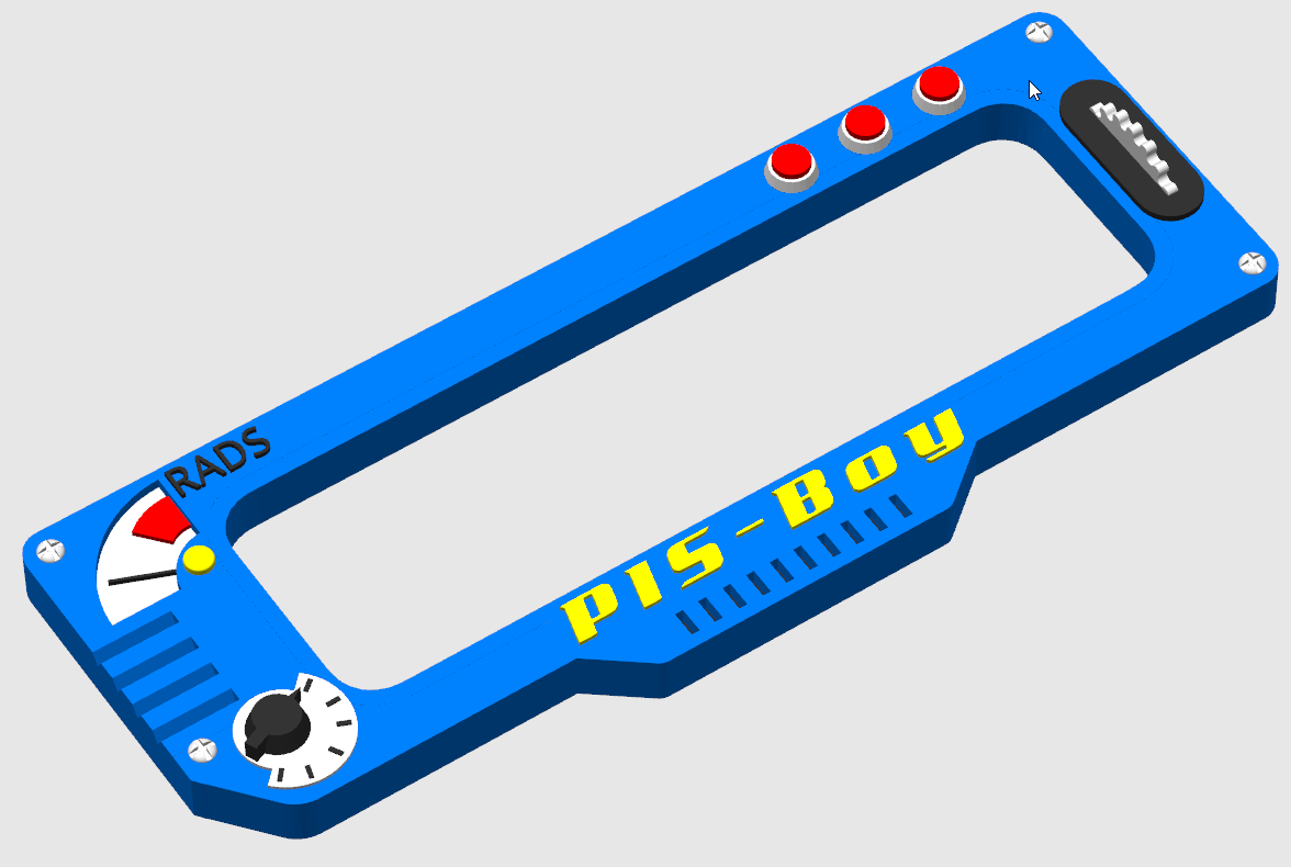 P1P/P1S Interface cover - Pip Boy