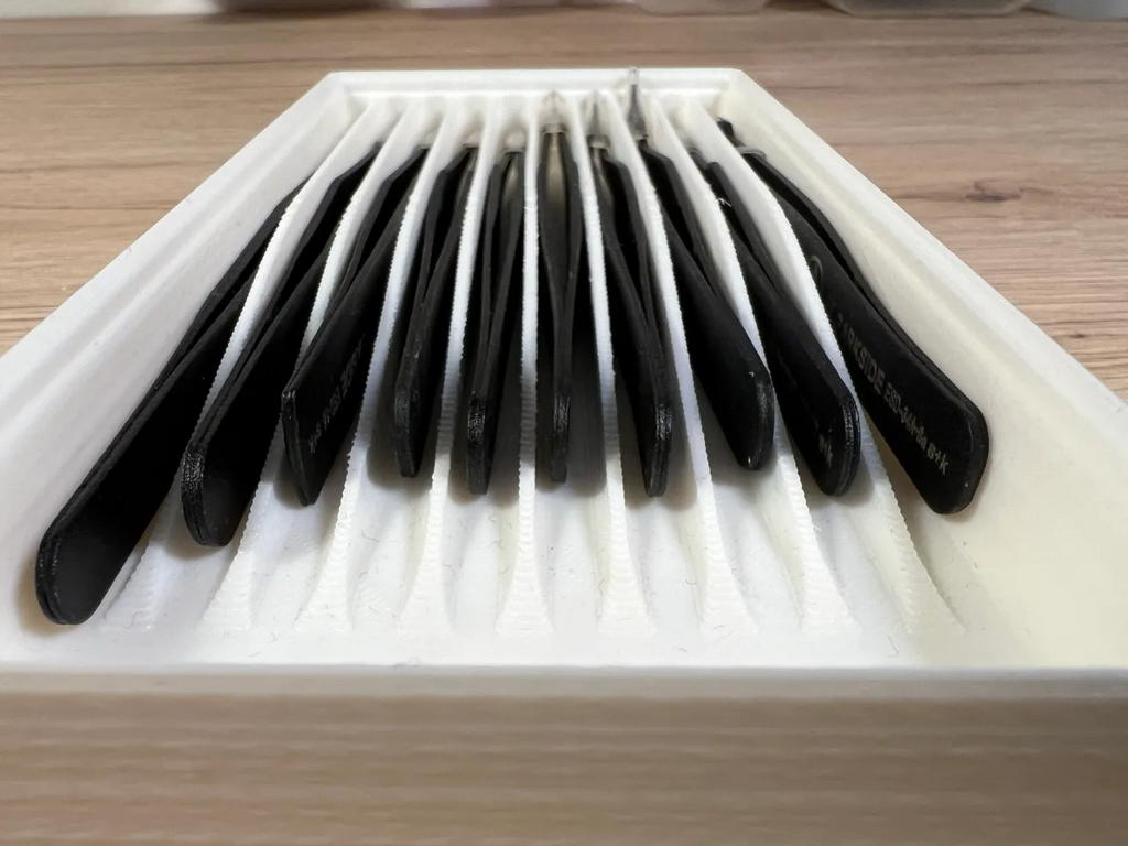 Gridfinity Tweezers Bin - 10pc