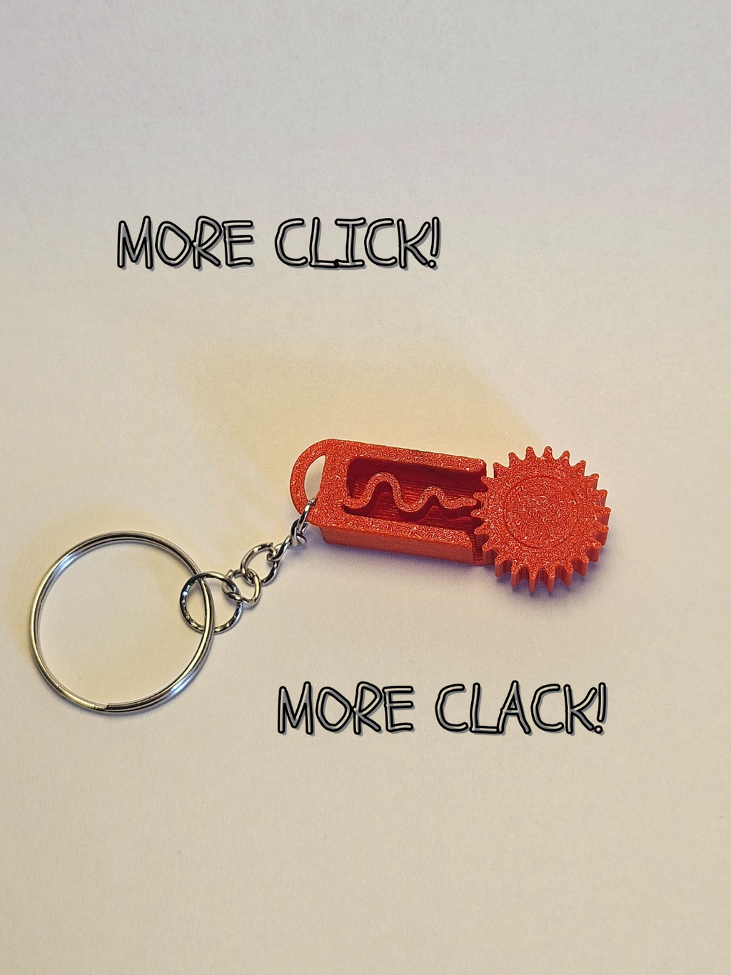 Better Clicker Keychain | Print in place | 15 min