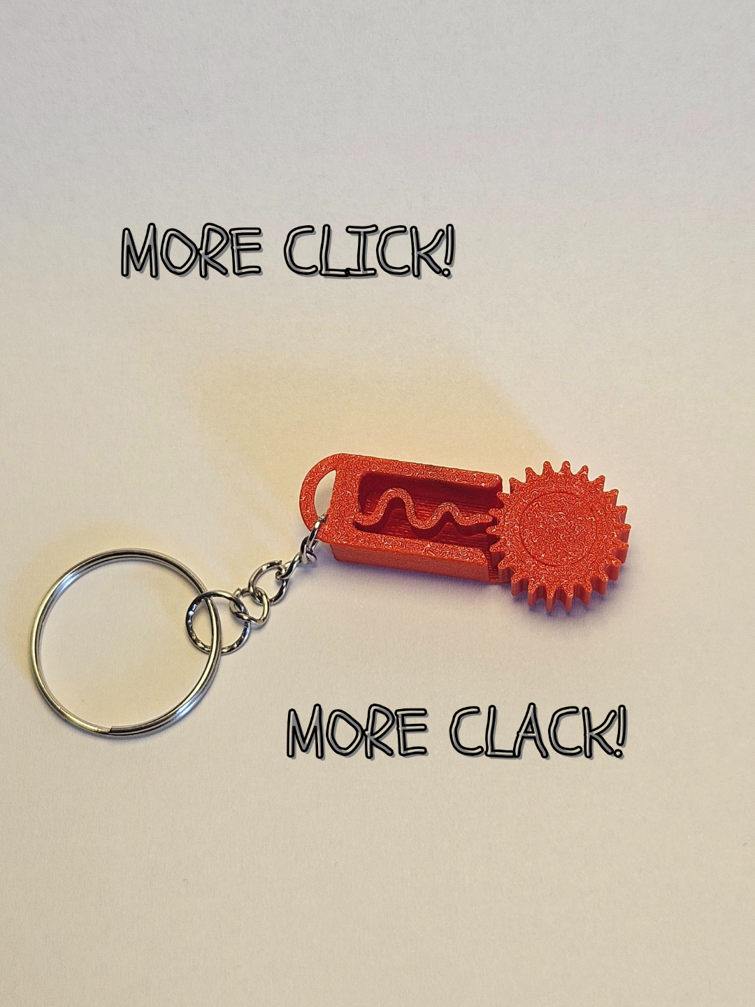 Better Clicker Keychain | Print in place | 15 min