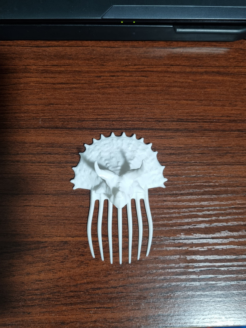 Jurassic Dinosaur Hair Comb – Triceratops Edition