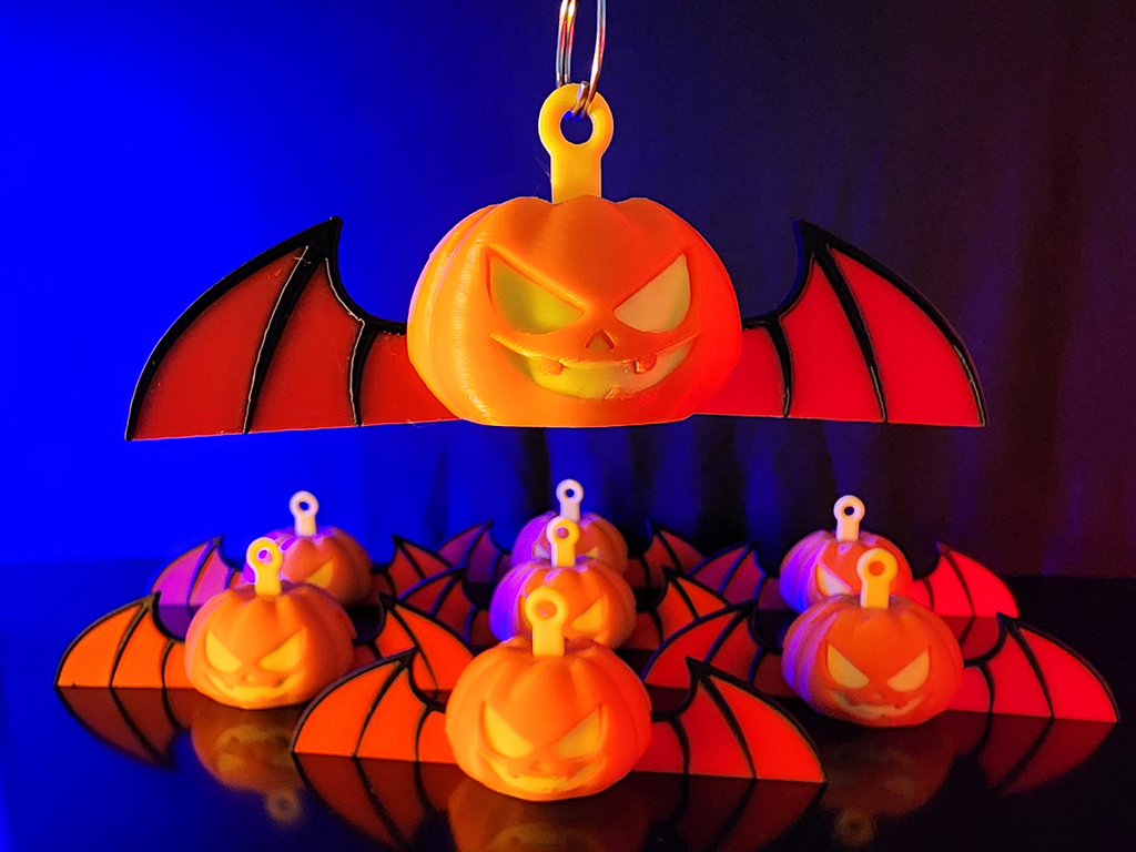 Bat Pumpkin（Print-in-place）